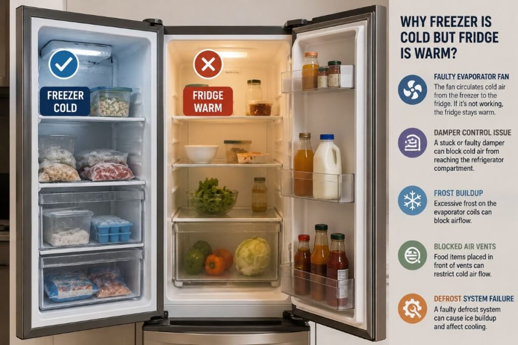 Refrigerator cooling problem fix Riyadh